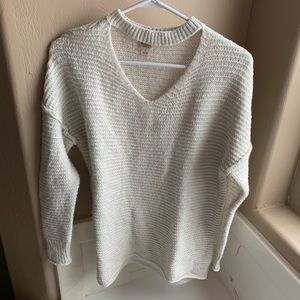 Soft white sweater